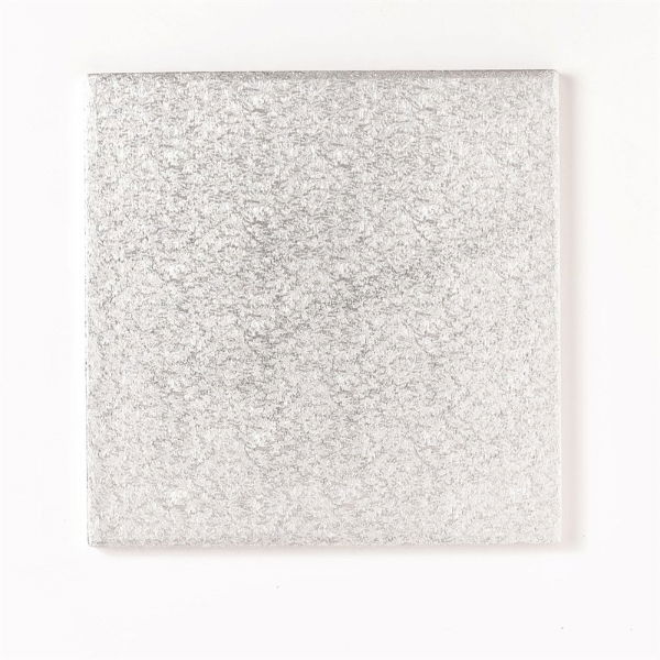 Square Cake Board - Silver