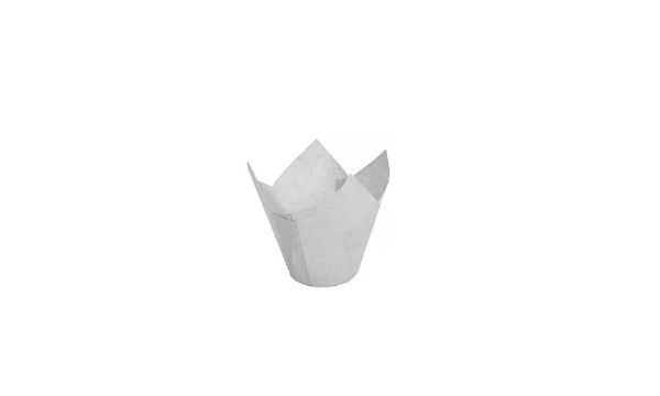 Tulip Muffin Case White