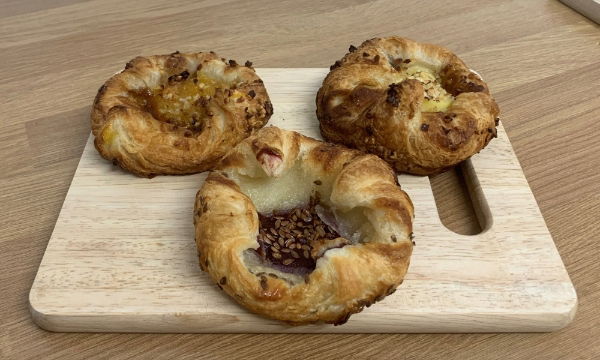 Bridor Vegan Custard Danish Crown [48x90g]