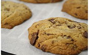 Cookies on a sheet of Parchment