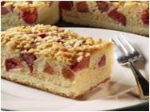 Strawberry & Rhubarb Slice